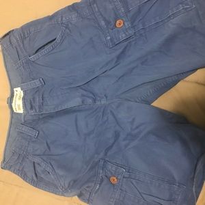 Men’s blue cargo shorts
